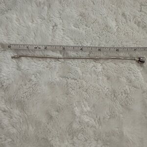 Sterling bracelet with Pandora marked barrel clasp